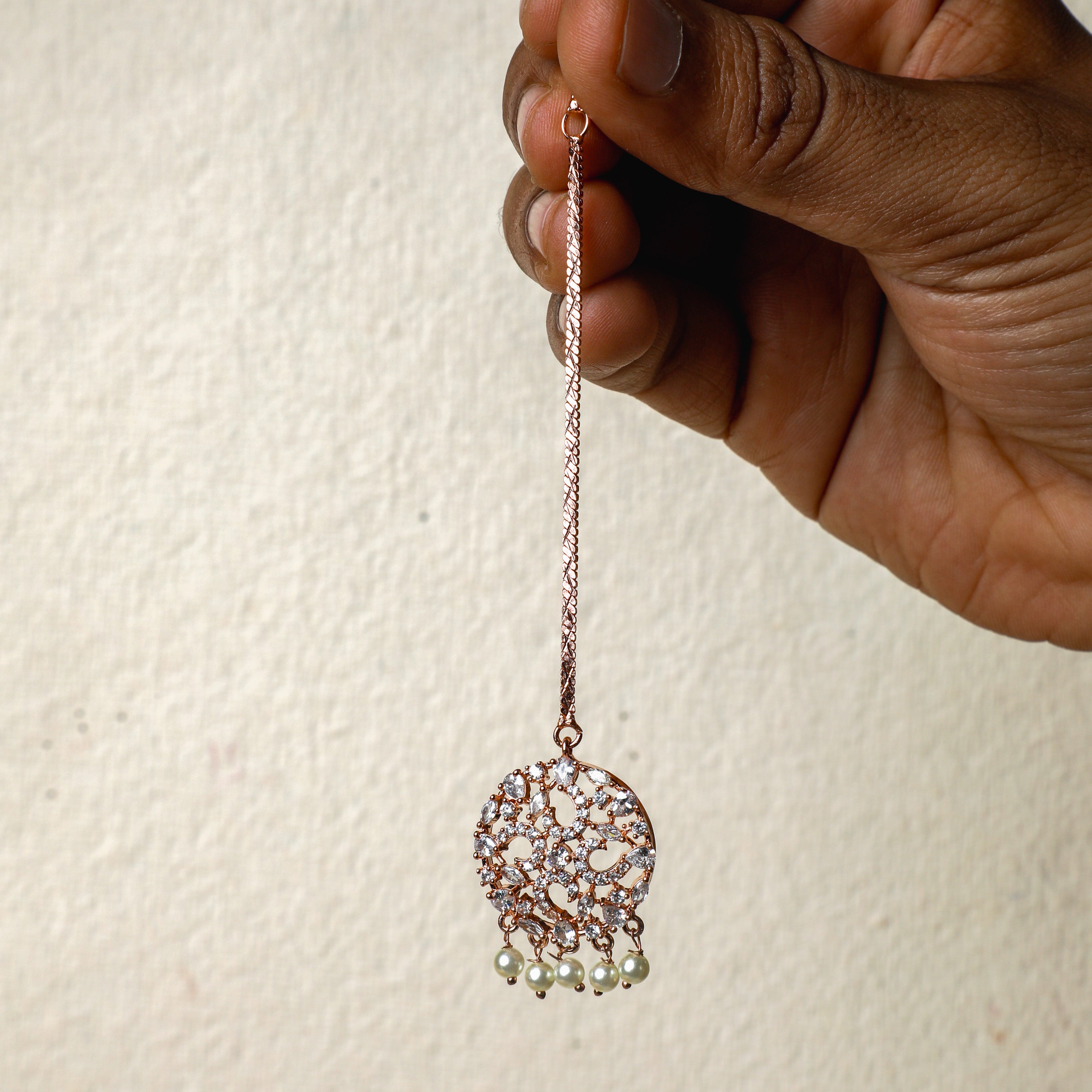 Timeless Diamond Jhumka Tika Duo